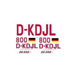 DG800s 1/4 scale set