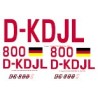 DG800s 1/4 scale set