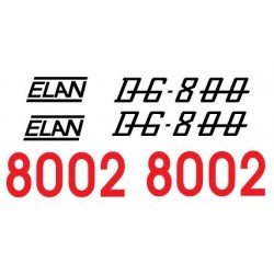 DG800 elan 1/4 scale set