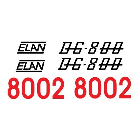 DG800 elan 1/4 scale set