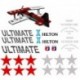 Ultimate 10 dash 300 - HILTON decal sets