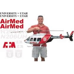 Bell Helicopter decal set in AirMed colour scheme