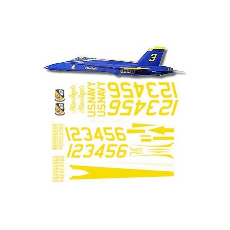 Blue Angels Hornet Decal set