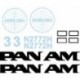 PAN AM Bell 222 V Helicopter decal set