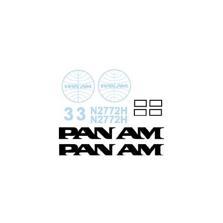PAN AM Bell 222 V Helicopter decal set