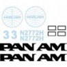 PAN AM Bell 222 V Helicopter decal set
