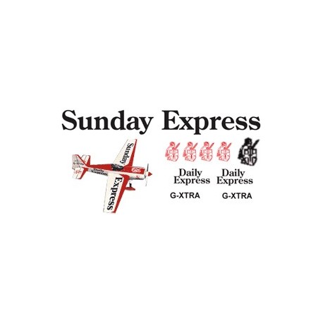Daily Express Decal Set for the Extra 200/300