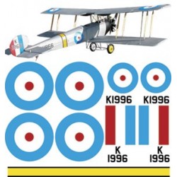 Avro 504N decal set