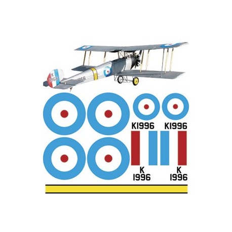 Avro 504N decal set