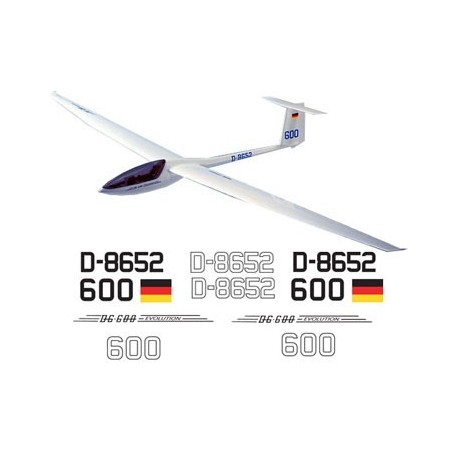 DG-600 Evolution Decal set