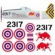 Grumman F8F-1 Bearcat Decal set