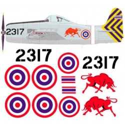Grumman F8F-1 Bearcat Decal set
