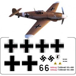 Messerschmitt Bf-109 Decals - Black 6