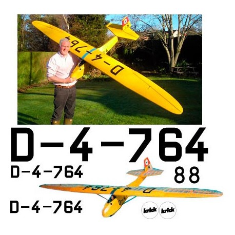 Grunau Baby 11b - 1:4 Scale Decal set