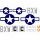 B-17 flying Fortress Decal set