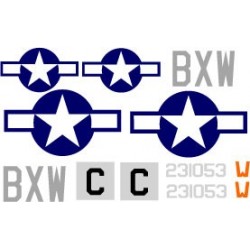 B-17 flying Fortress Decal set