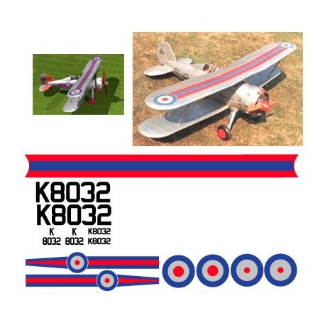 Gloster Gladiator Decal Set