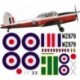 De Havilland Chipmunk decals set