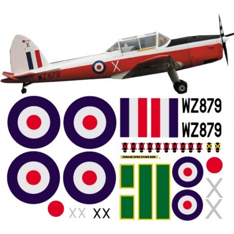 De Havilland Chipmunk decals set