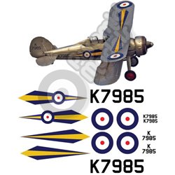Gloster Gladiator Decal Set