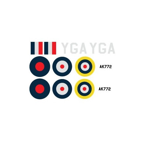 P-40 KittyHawk Decal Set
