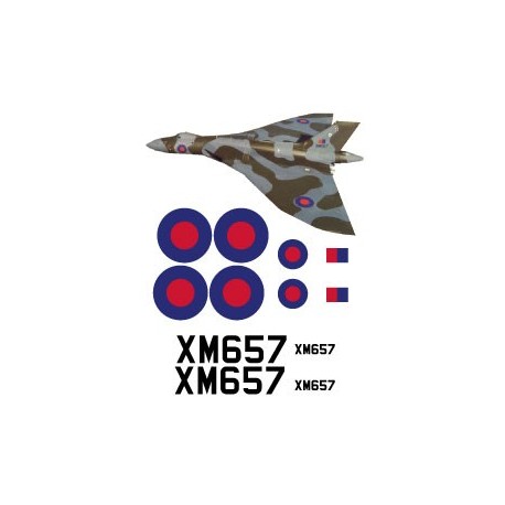 Vulcan Bomber Decal Set - Design 1
