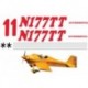 Decal set for Van's RV-3