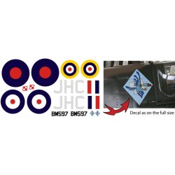 72 inch MK5 Spitfire - Tony Nijhuis Decal Set