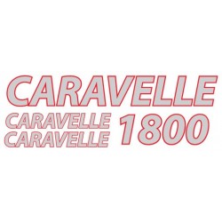 CARAVELLE Computer Cut Vinyl Decal Set