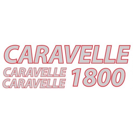 CARAVELLE Computer Cut Vinyl Decal Set
