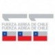 FUERA AEREA DE CHILE Decal set