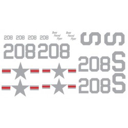 Grumman F8F-1 Bearcat Decal set - Bear Faced Flyer