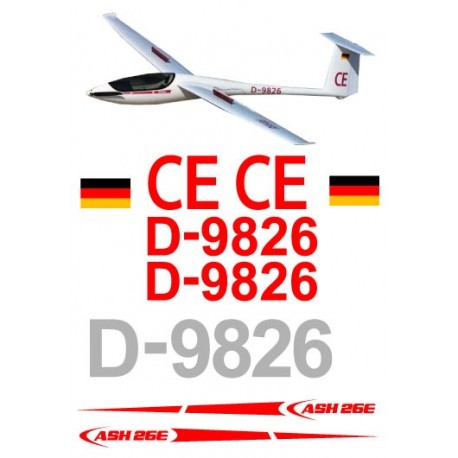 Scale ASH 26E Decal Sets