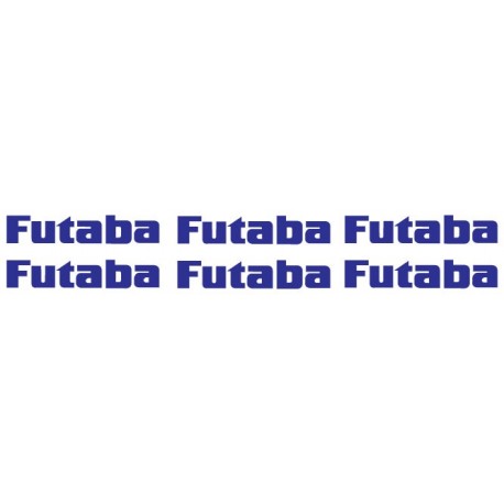 FUTABA 6 pack Decals