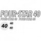 FOUR-STAR 40 Computer Cut Vinyl Decal Set