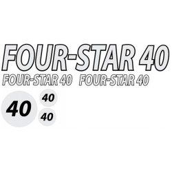FOUR-STAR 40 Computer Cut Vinyl Decal Set