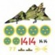 SAAB Vigen- Swedish Insignia Decal Set