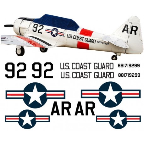 North American Harvard Decal set