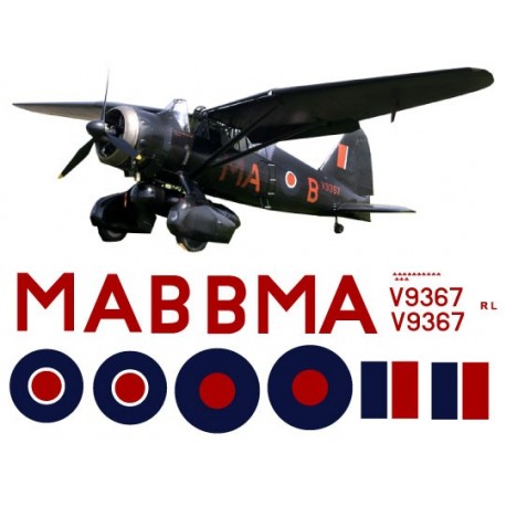 Westland Lysander Scale Decal Sets