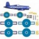 Chance Vought F4U-4 Corsair - RNZAF Markings Decal Set