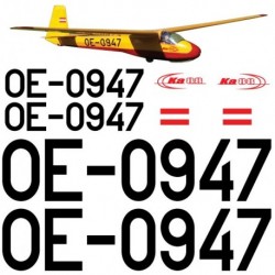 Scale Ka8b Glider Decal Set