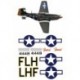 North american P51-D Decal set Janie