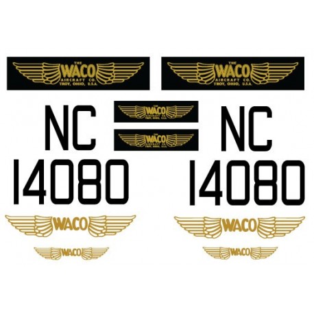5th scale WACO YMF-3 Decal Set