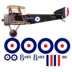 scale sopwith pup decal set -  N6200