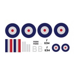 Scale Sopwith Camel Decal Sets -  F6314