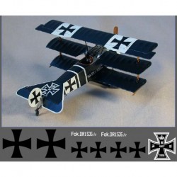 Fokker DR1 535/17  decal set