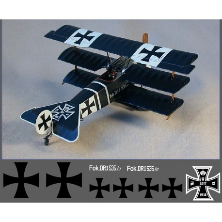 Fokker DR1 535/17  decal set