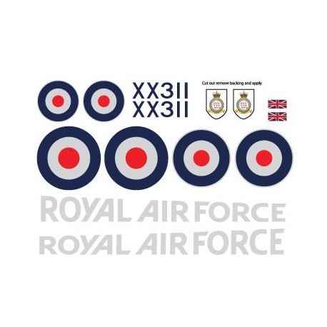 Tony Nijhause - BAE  Hawk Decal Set -