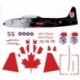 Canadian 75th Anniversary RCAF T-33 T-33 Silver Star Decal Set - 414 Squadron