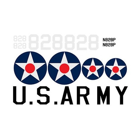 US ARMY PT-17 Boeing Stearman Decal Set